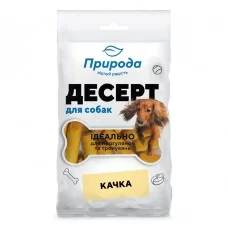 Лакомство для собак Природа Десерт «Утка» 100 г