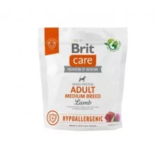 Сухой корм для собак средних пород Brit Care Dog Hypoallergenic Adult Medium Breed | (ягненок) 1 кг