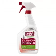 Спрей-устранитель Nature\'s Miracle «Stain & Odor Remover. Melon Burst Scent» для удаления пятен и запахов от кошек, с ароматом дыни 946 мл
