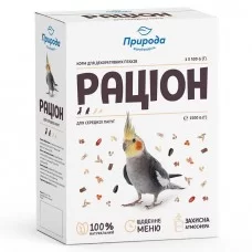 Корм для середніх папуг Природа «Раціон» 1,5 кг