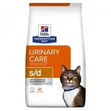 Сухой корм для кошек, для растворения струвитных камней Hills Prescription Diet Feline s/d 1,5 кг (домашняя птица)
