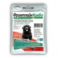 Капли для собак Boehringer Ingelheim (Merial) «Frontline Combo» спот-он, XL 1 пипетка, 40-60 кг (от внешних паразитов)