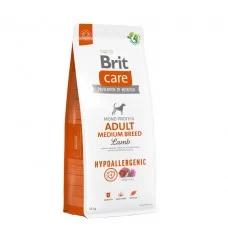 Сухой корм для собак средних пород Brit Care Dog Hypoallergenic Adult Medium Breed | (ягненок) 12 кг