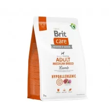 Сухой корм для собак средних пород Brit Care Dog Hypoallergenic Adult Medium Breed | (ягненок) 3 кг