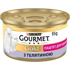 Влажный корм для котят Gourmet Gold Pate Veal 85 г (телятина)