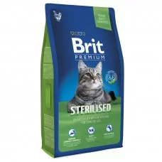 Сухой корм для стерилизованных кошек Brit Premium Cat Sterilized 8 кг (курица)