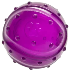 Игрушка для собак GimDog Мяч TRP deep-INFUSION с ароматом бекона 8,3 см (фиолетовый)