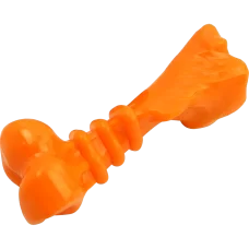 Игрушка для собак GimDog Плавающая косточка для снеков 15,2 см (оранжевая)