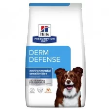 Сухой корм для собак, при атопическом дерматите Hills Prescription Diet Derm Defense 1,5 кг (курица)