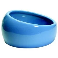 Миска керамічна Living World «Ergonomic Dish» 420 мл / 13,5 см (блакитна)
