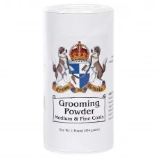 Пудра для кошек и собак Crown Royale «Grooming Powder Medium & Fine Coats» 454 г (для тонкой и шелковистой шерсти) - cts