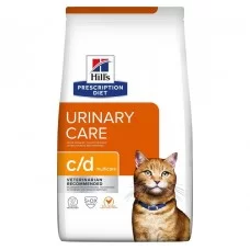 Сухой корм для кошек, для растворения струвитных камней Hills Prescription Diet c/d 3 кг (курица)
