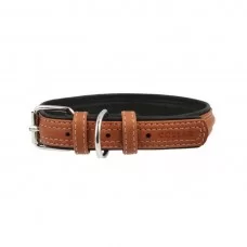 Ошейник Collar кожаный «Soft» (Софт) 27-36 см / 15 мм (коричневый)