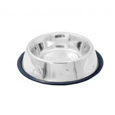 Миска металлическая с косточкой на резиновой кромке Swastik Industries 1,4 л