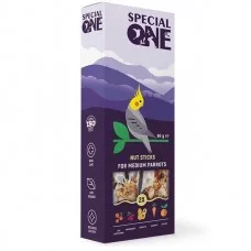 Лакомство для средних попугаев Special One 90 г / 2 шт (орех)