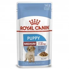 Влажный корм для щенков и молодых собак средних пород Royal Canin Medium Puppy 140 г (домашняя птица)